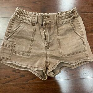 Simple Society Brown Carpenter Womens Jean Shorts. Sz 7